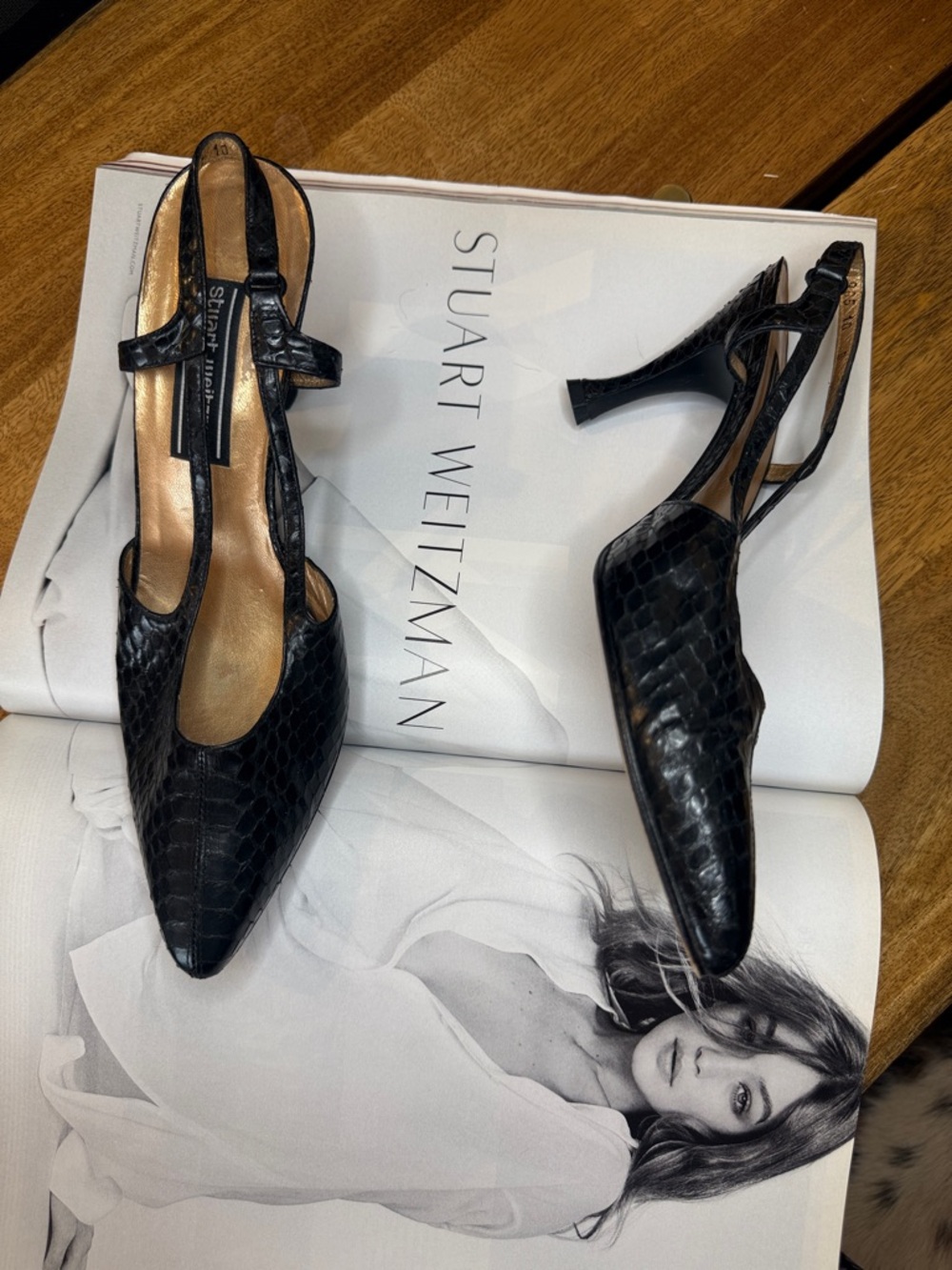 Stuart Weitzman Pointed-Toe Heels - Picture 8 of 13